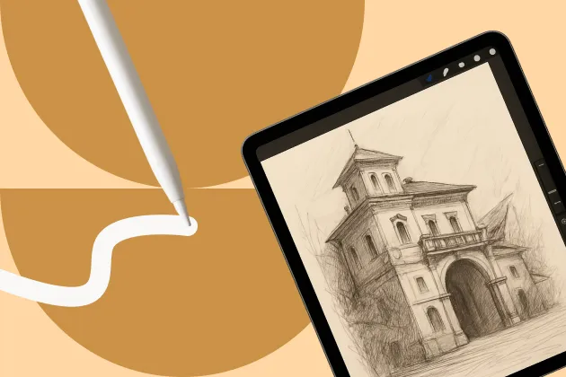 Artistic-Architectural-Sketching-with-Procreate-From-Lines-to-Life